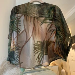 Rice island cover up/ shall